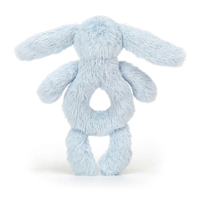 Jellycat: Bashful Blue Bunny Ring Rattle (7")