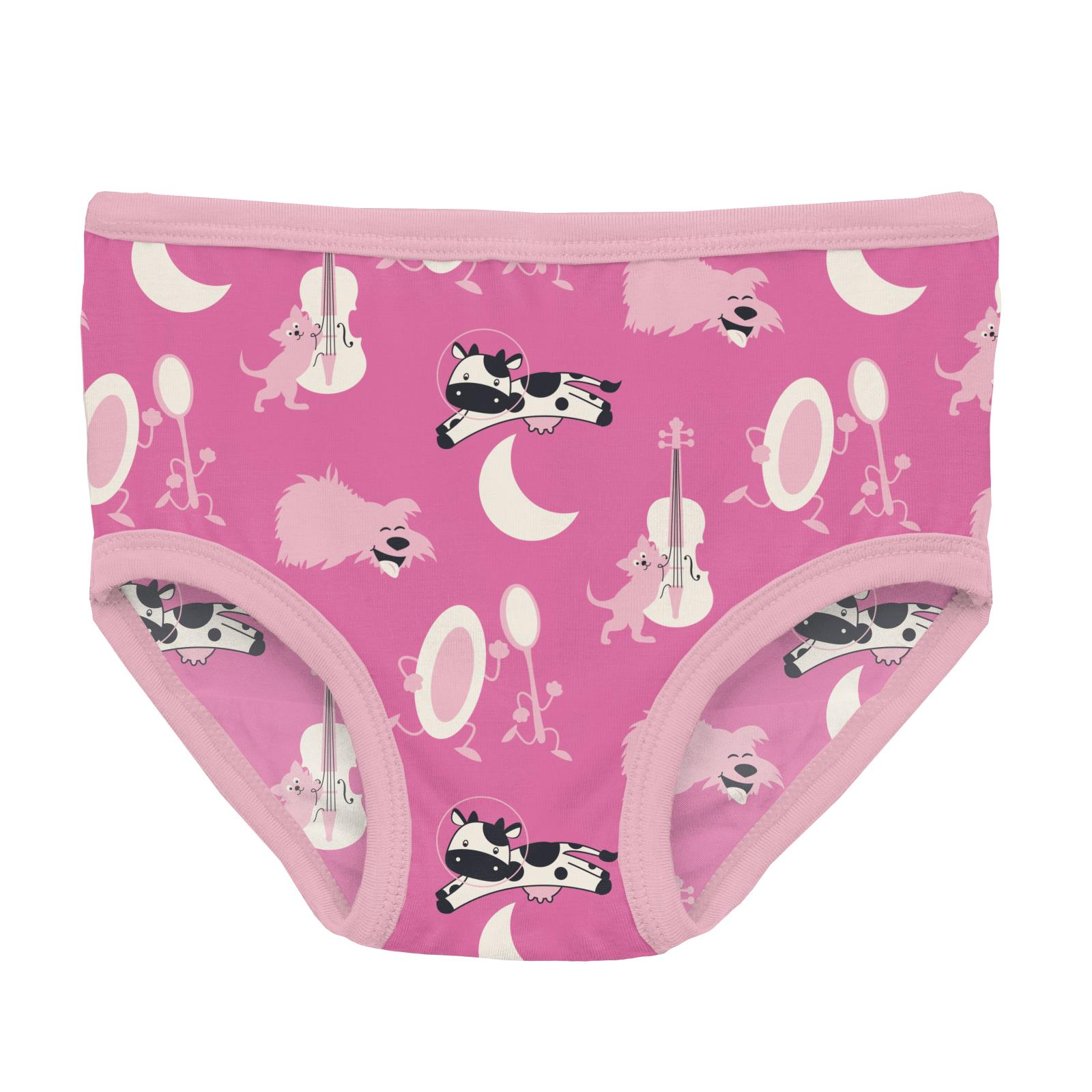 Kickee Pants Girl's Underwear: Tulip Hey Diddle Diddle – Bellies