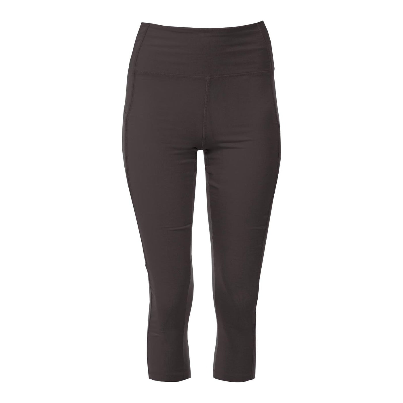 Kickee Pants Women's Luxe Stretch 3/4 Leggings with Pockets: Solid Midnight