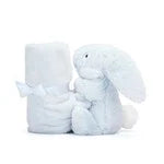 Jellycat: Bashful Blue Bunny Soother (13" x 13")