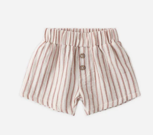 Quincy Mae Woven Short: Vintage Stripe – Bellies to Babies Boutique