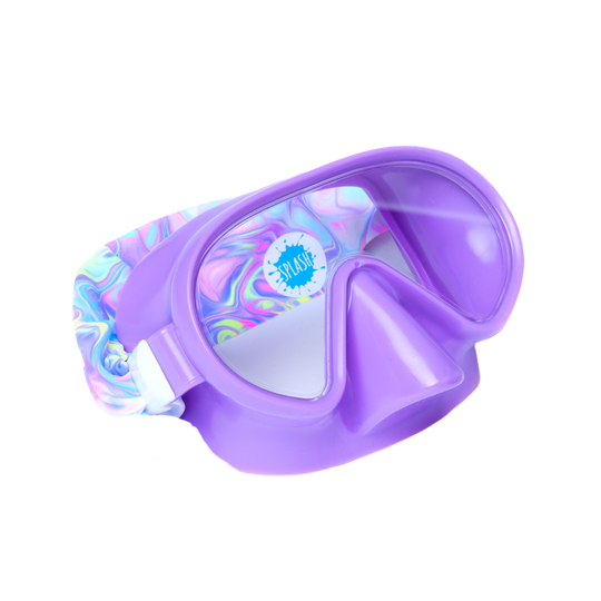 Splash Swim Mask: Pastel Swirl
