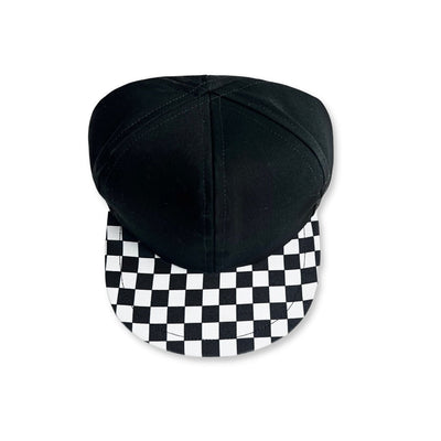 George Hats Trucker Hat: Black Check