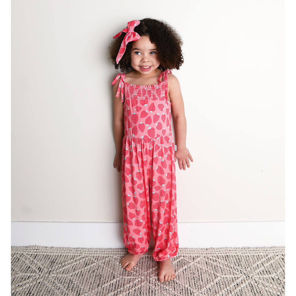 Gigi and Max Jumpsuit: Annabelle Strawberries