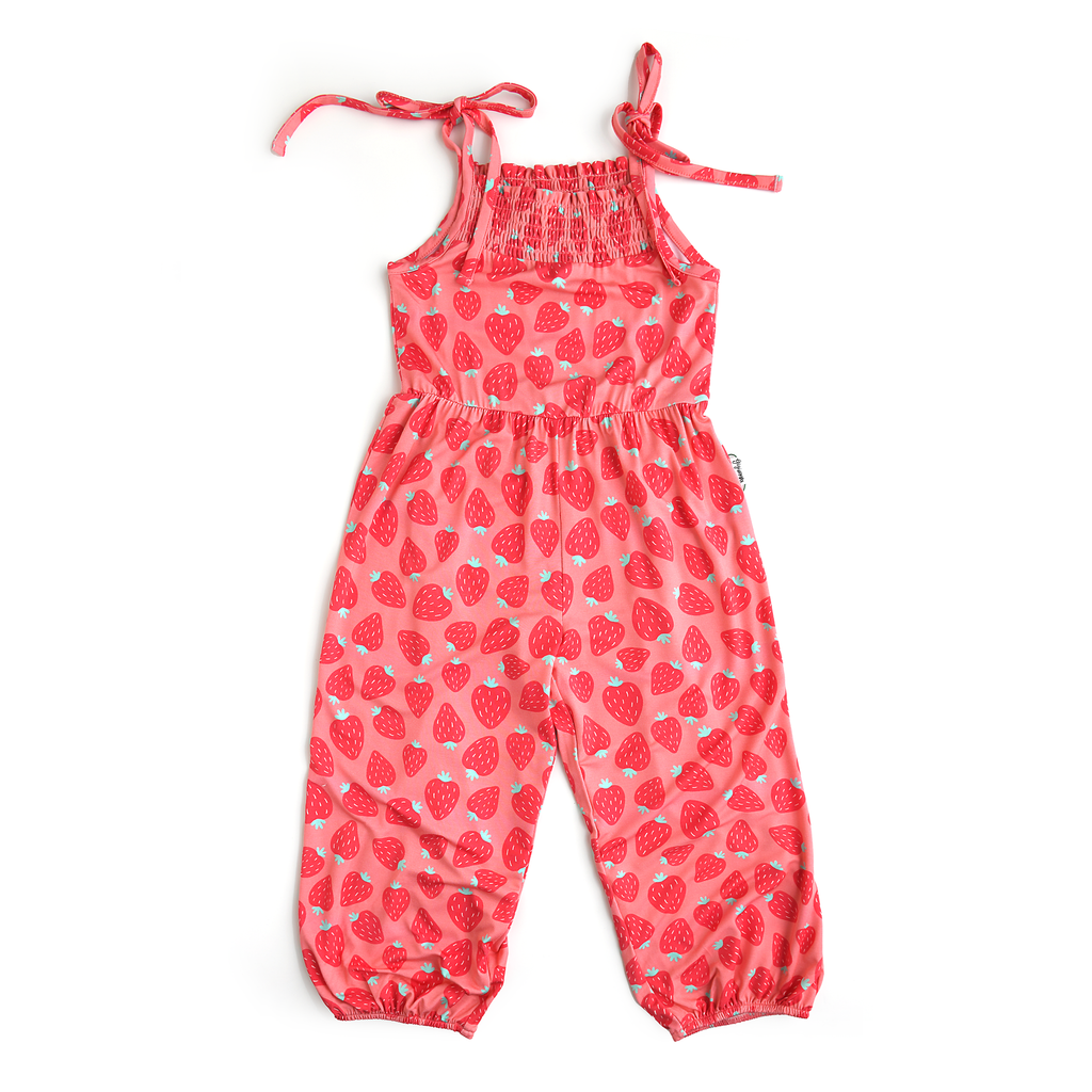Gigi and Max Jumpsuit: Annabelle Strawberries