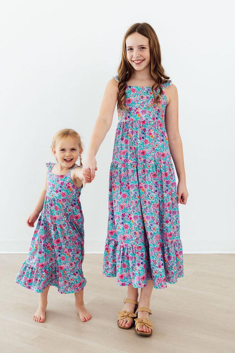 toddler maxi dresses Tropical Garden Ruffle Dress(ships separately) *** NEW 2019 *** Arakii Knitted Green Maxi maternity shoots Waist:37