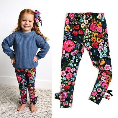 Gigi and Max Bow Leggings: Cassandra