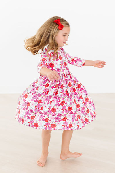 Mila & Rose:  Secret Garden 3/4 Pocket Twirl Dress SHIPS SEPARATELY