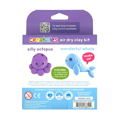 OOLY Creatibles D.I.Y. Air-Dry Clay Kit: Ocean BFFs