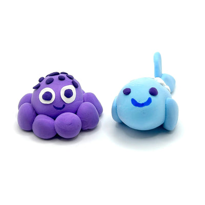 OOLY Creatibles D.I.Y. Air-Dry Clay Kit: Ocean BFFs