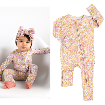 Gigi and Max Ruffle Zip: Kennedy Floral