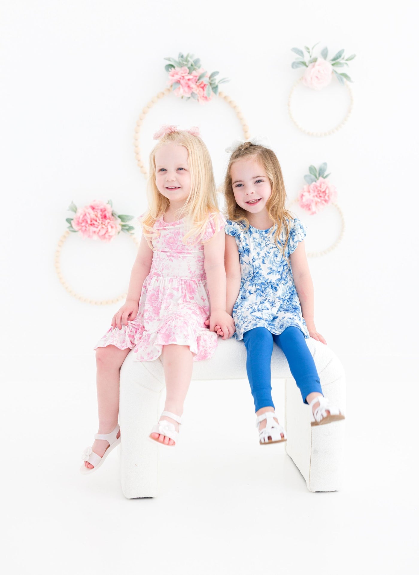Birdie Bean Peplum Set: Iris