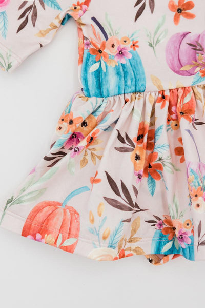 Mila & Rose:  Harvest Blooms Twirl Bodysuit SHIPS SEPARATELY