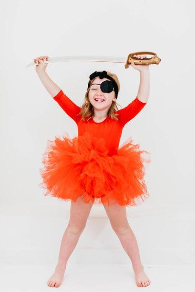 Mila & Rose:  Red 3/4 Tutu Leotard SHIPS SEPARATELY