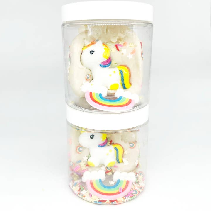 Earth Grown KidDough Sensory Play Mini Play Dough To-Go Kit: Unicorn (Vanilla Buttercream Scented)