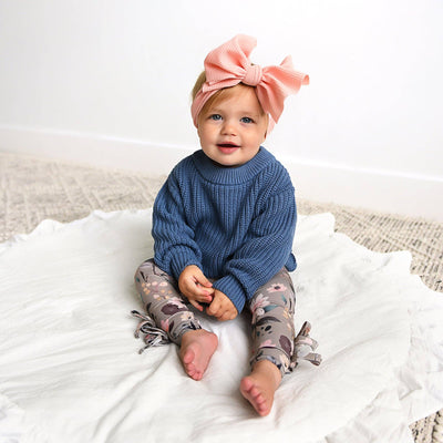 Gigi and Max Sweater: Steel Blue