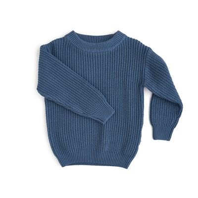 Gigi and Max Sweater: Steel Blue