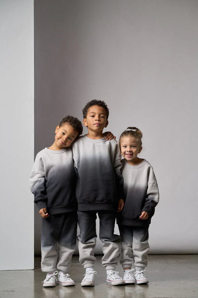 Little Bipsy Elevated Crewneck: Black Ombre