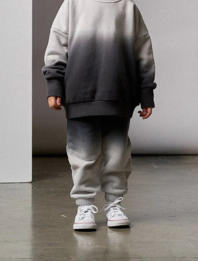 Little Bipsy Elevated Crewneck: Black Ombre