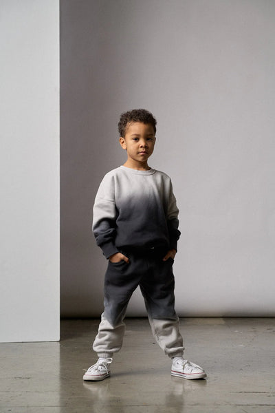 Little Bipsy Elevated Sweatpant: Ombre Black