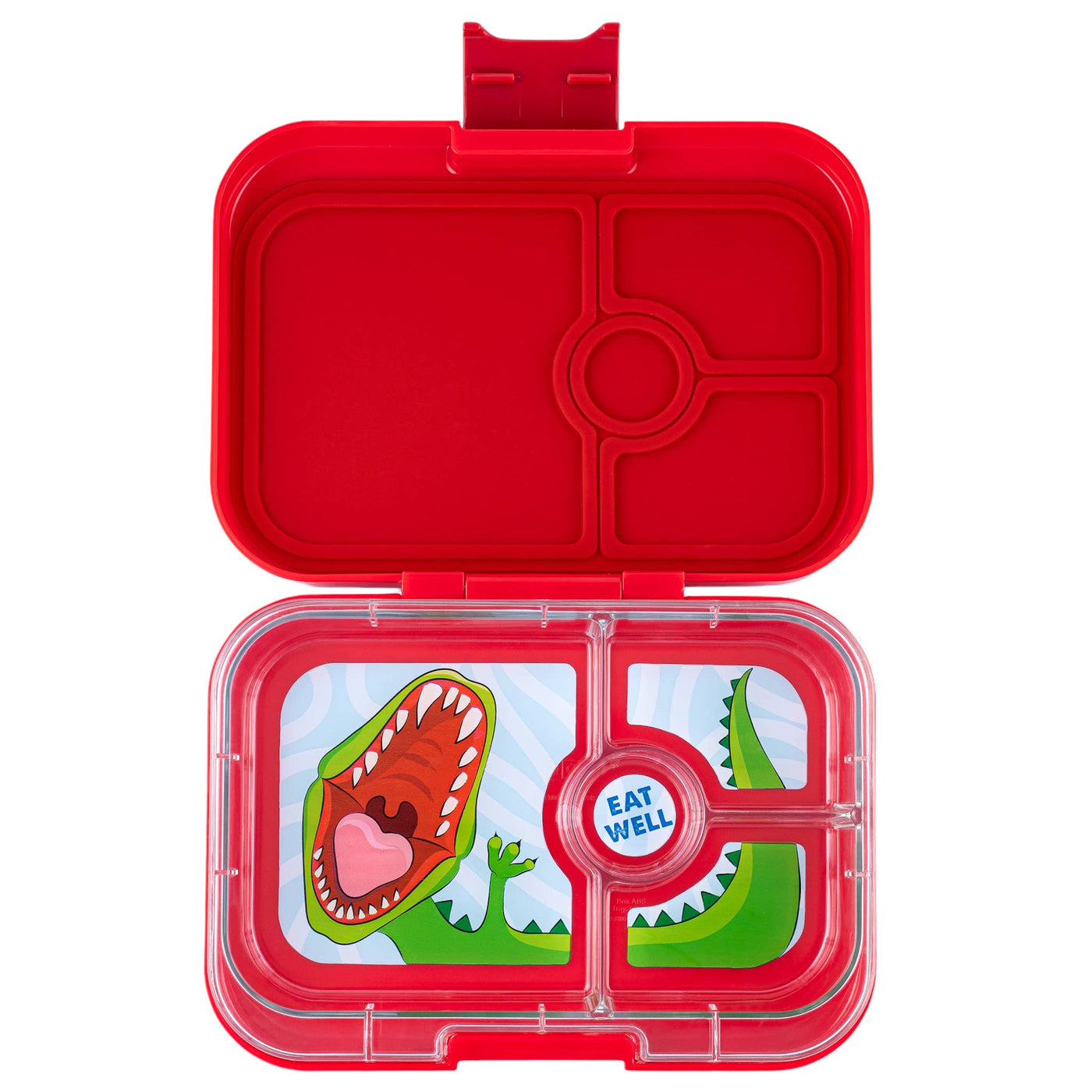 Yumbox Panino: Wow Red (Dinosaur Tray)