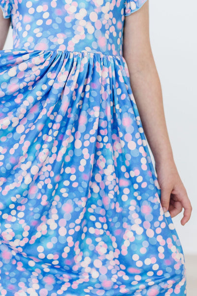 Mila & Rose:  Shimmer & Shine Flutter Sleeve Twirl Dress SHIPS SEPARATELY