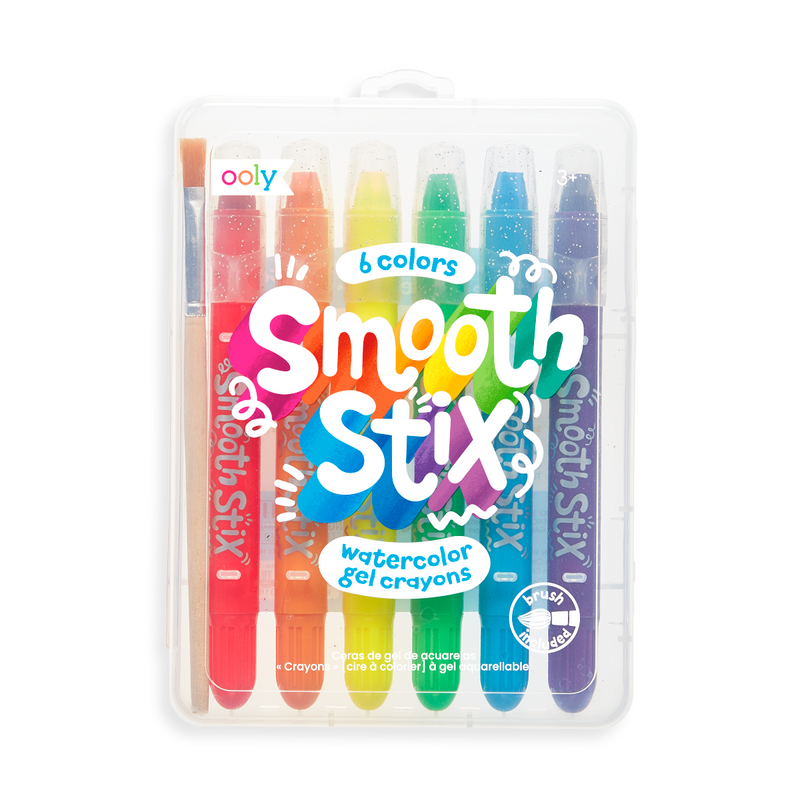 OOLY: Smooth Stix Watercolor Gel Crayons - Set of 6