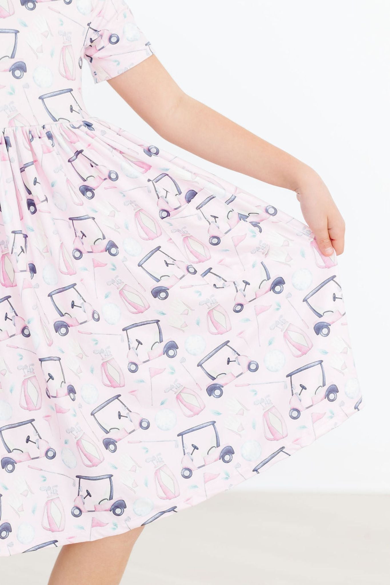 Mila & Rose:  Tee Time S/S Pocket Twirl Dress SHIPS SEPARATELY