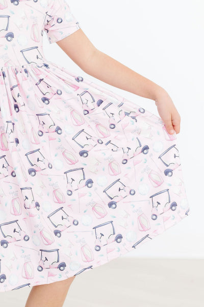 Mila & Rose:  Tee Time S/S Pocket Twirl Dress SHIPS SEPARATELY