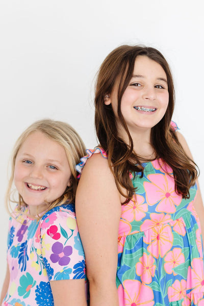 Mila & Rose:  Dahlia Dreams S/S Pocket Twirl Dress SHIPS SEPARATELY
