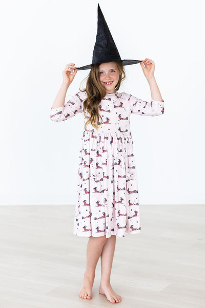 Mila & Rose:  Happy Howl-oween Pocket Twirl Dress SHIPS SEPARATELY