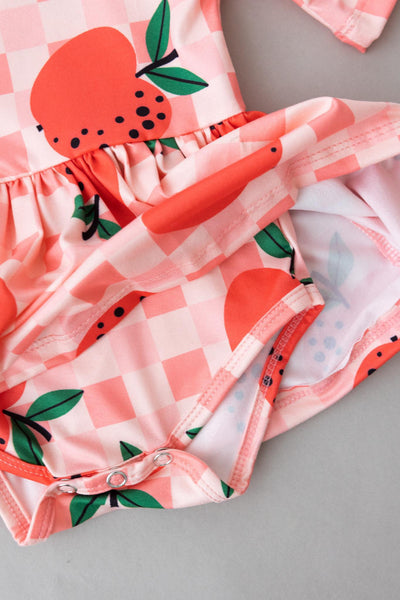Mila & Rose:  SALE Apple Orchard Twirl Flutter Bodysuit SHIPS SEPARATELY