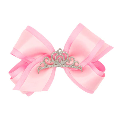 Wee Ones Satin Hair Bow: Princess
