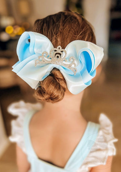 Wee Ones Satin Hair Bow: Princess