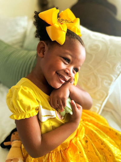 Wee Ones Satin Hair Bow: Princess