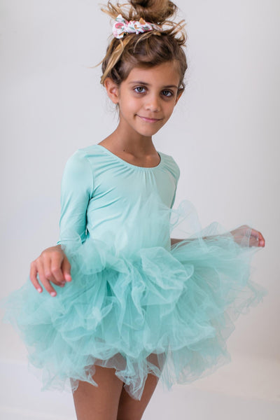 Mila & Rose:  Sage 3/4 Tutu Leotard SHIPS SEPARATELY