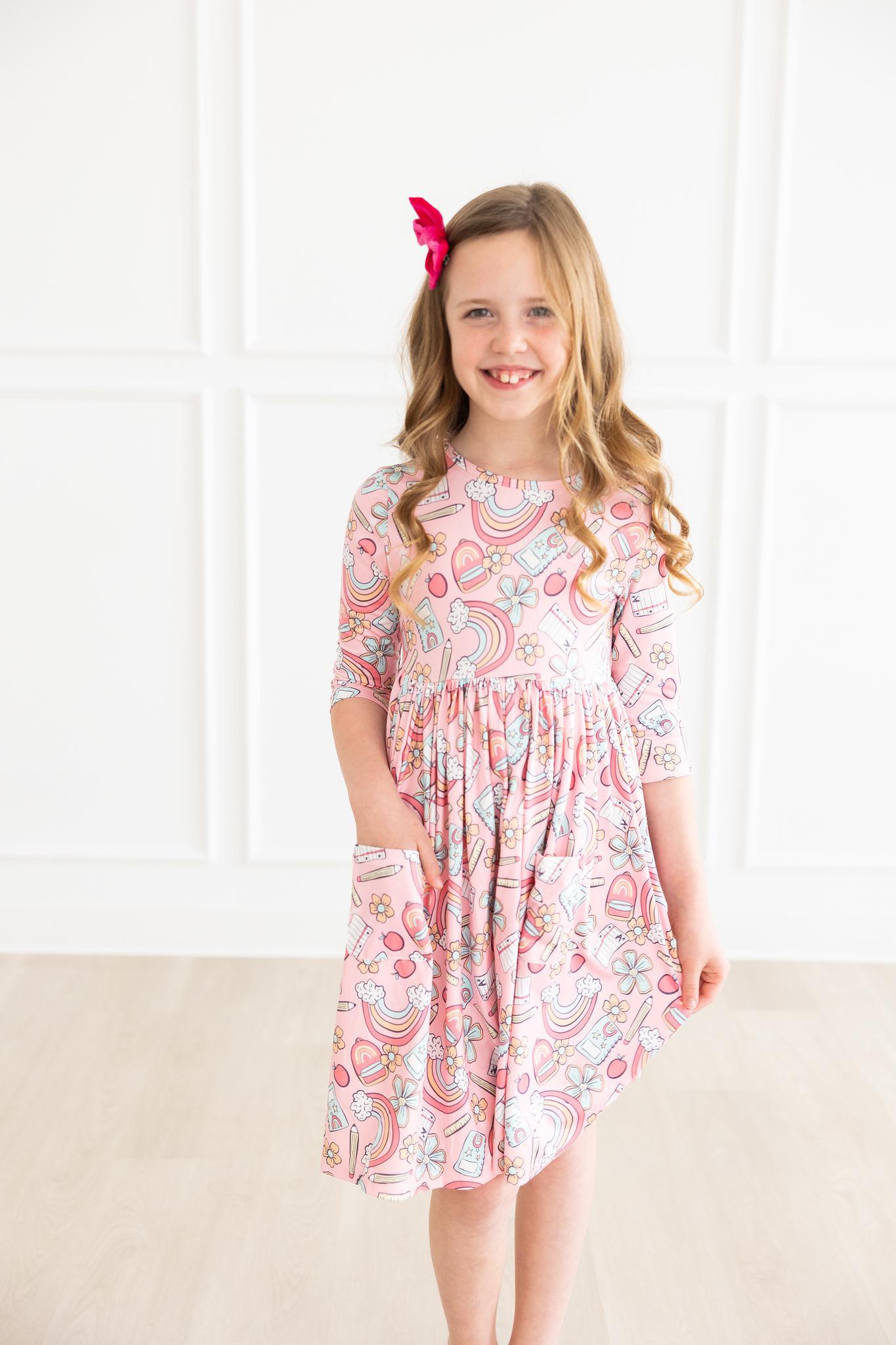 Mila & Rose:  Dream Big Little One Pocket Twirl Dress SHIPS SEPARATELY