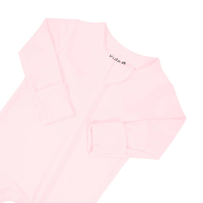 Kyte Baby Zippered Footie: Sakura