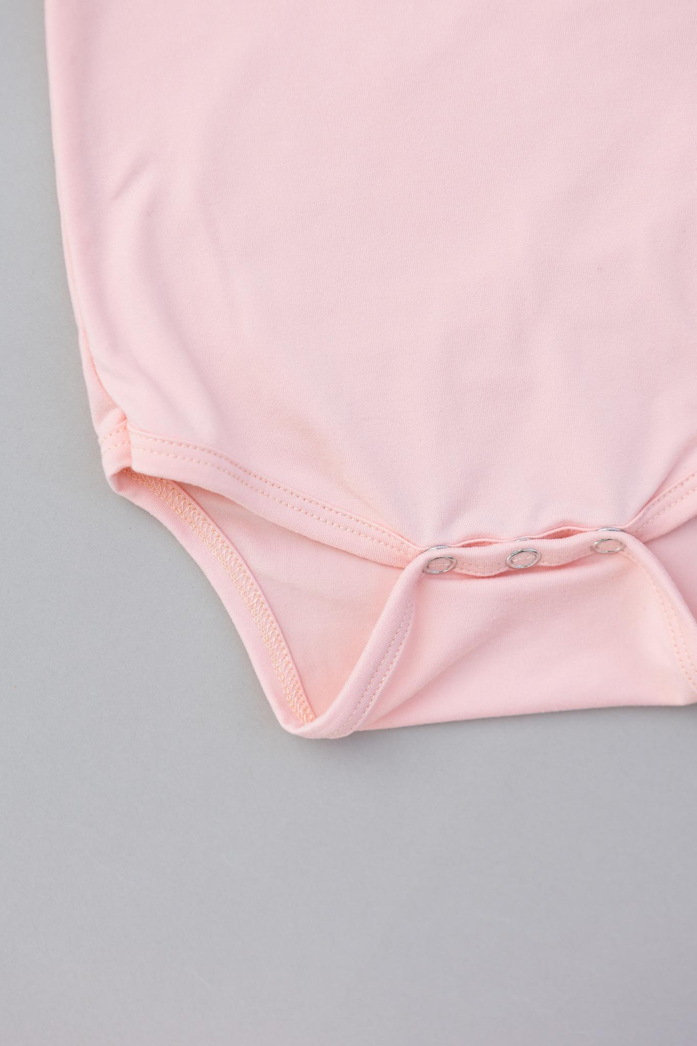 Mila & Rose:  Peach S/S Flutter Bodysuit SHIPS SEPARATELY