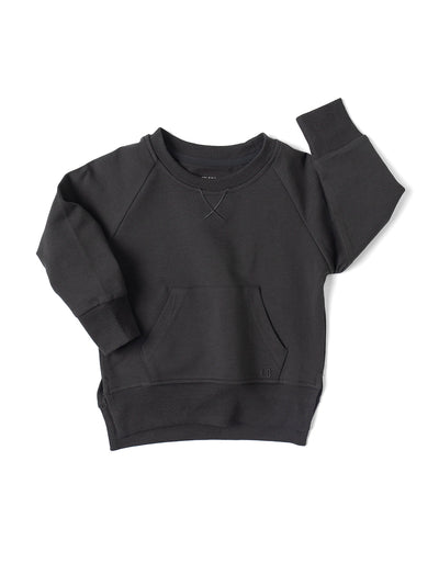 Little Bipsy Pocket Pullover: Charcoal