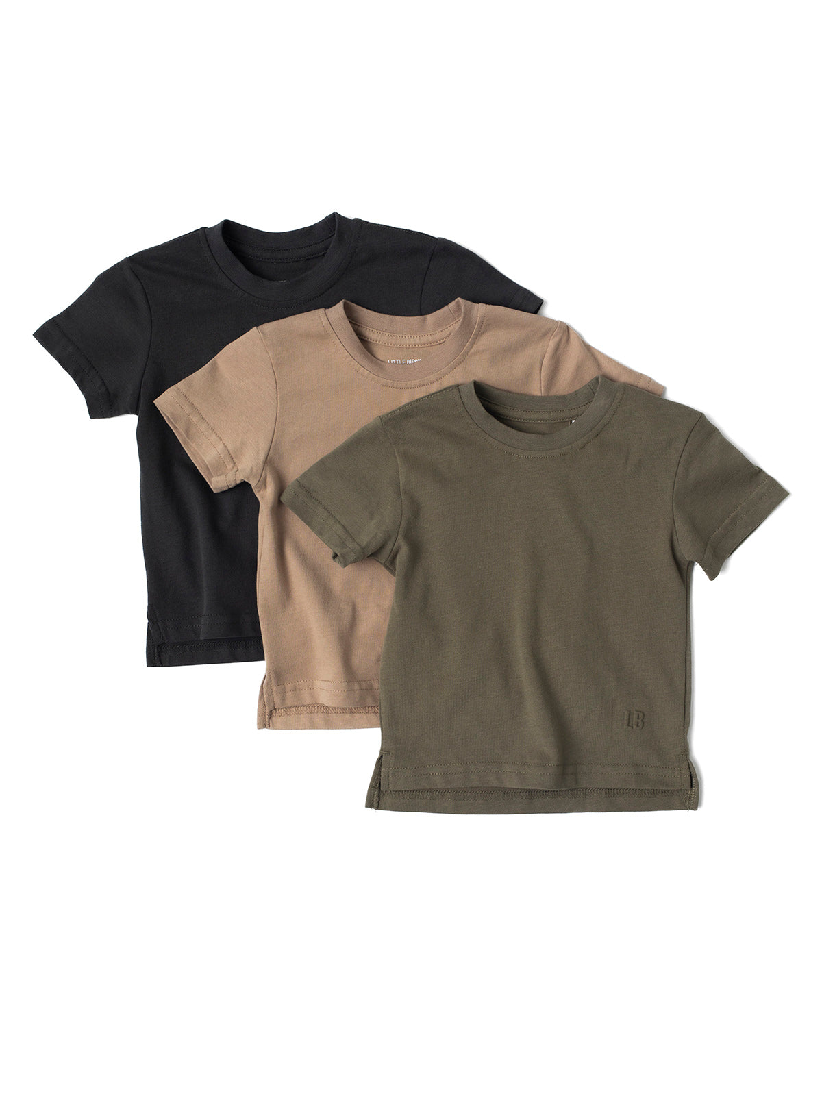 Little Bipsy Elevated Tee: Taupe