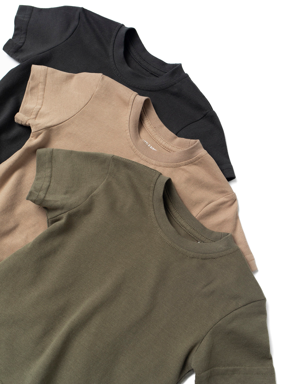 Little Bipsy Elevated Tee: Taupe