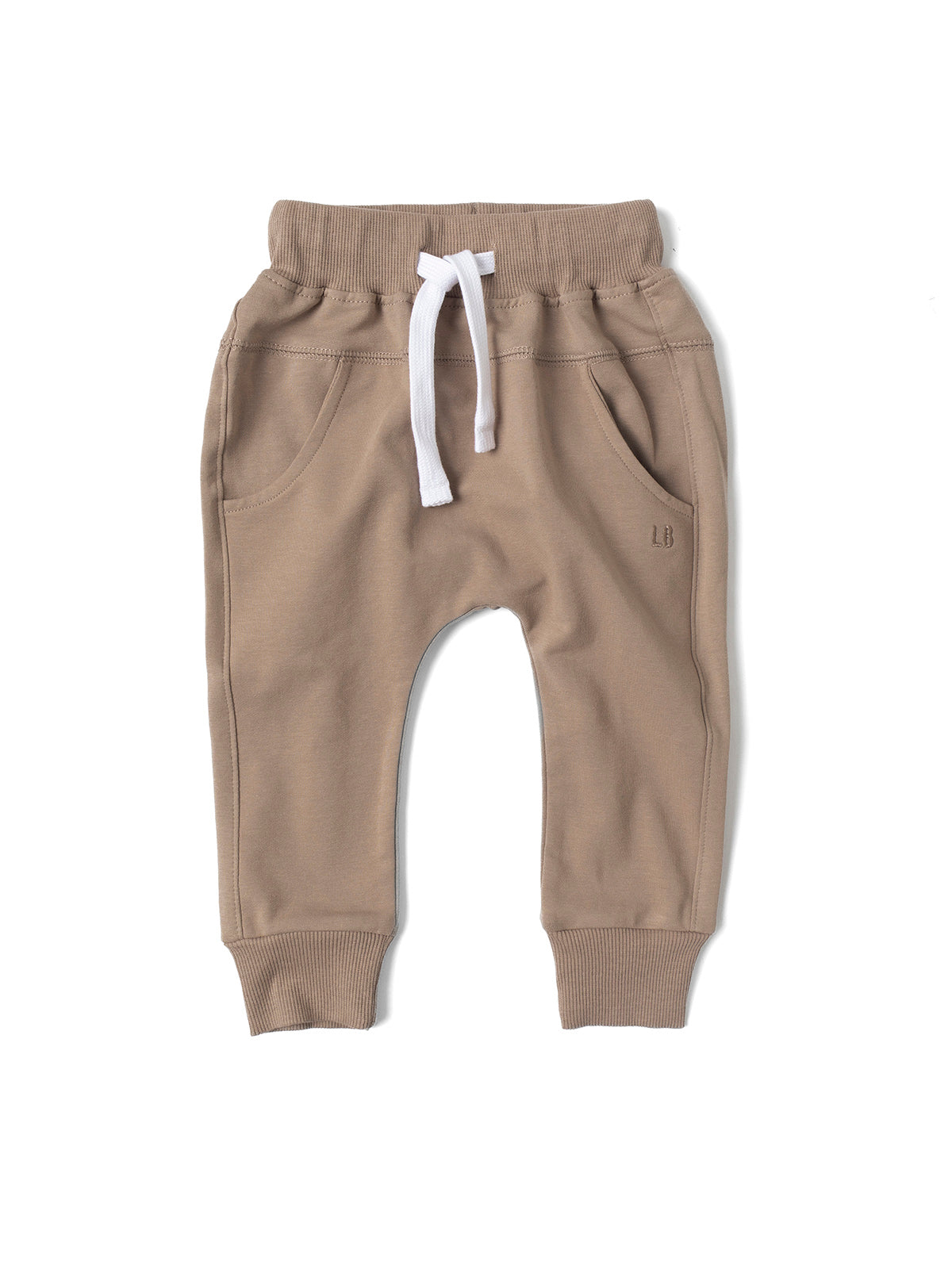 Little Bipsy Joggers: Taupe