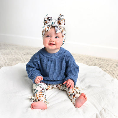 Gigi and Max Sweater: Steel Blue