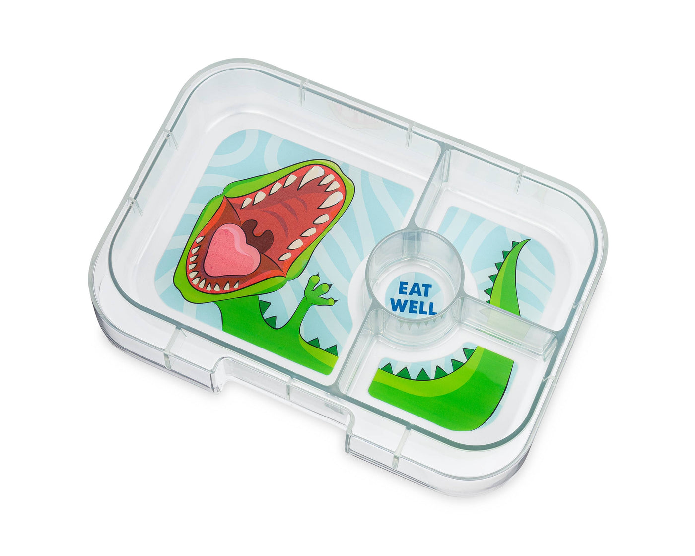 Yumbox Panino: Wow Red (Dinosaur Tray)