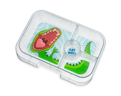 Yumbox Panino: Wow Red (Dinosaur Tray)