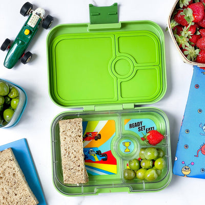 Yumbox Panino: Matcha Green (Racecar Tray)