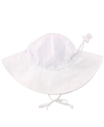 RuffleButts + RuggedButts - Kids White Sun Protective Hat