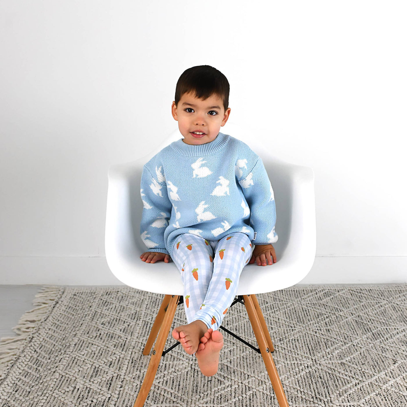 Gigi and Max: Blue Bunny Sweater