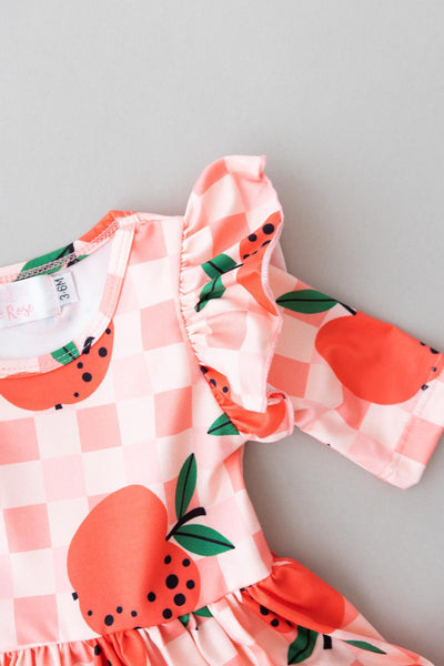 Mila & Rose:  SALE Apple Orchard Twirl Flutter Bodysuit SHIPS SEPARATELY